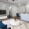 a living room with a tv and a couch